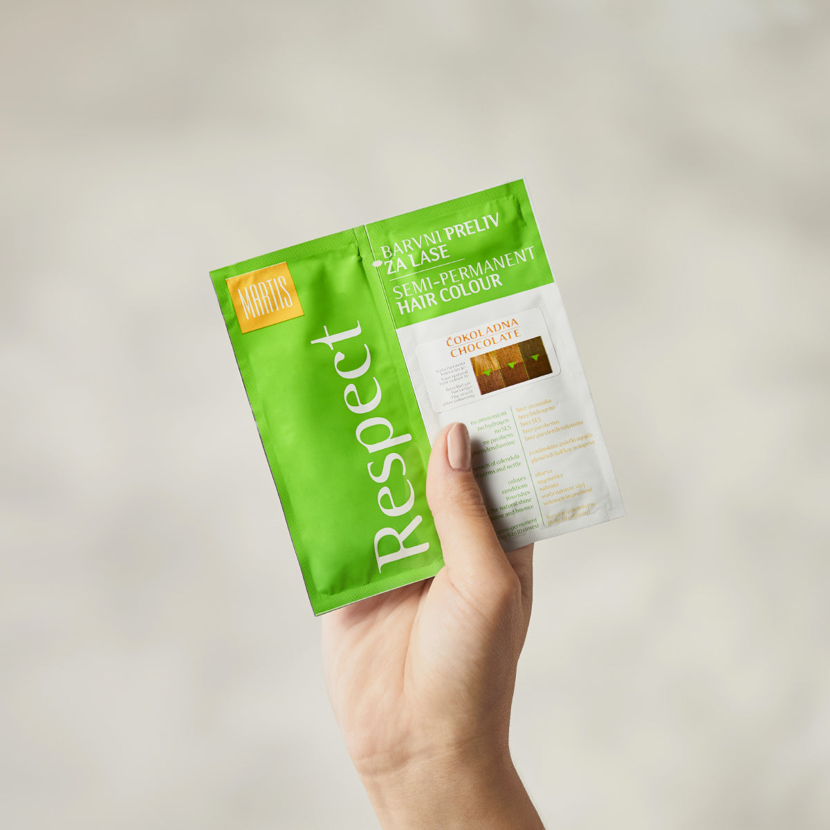 Coloring rinse - chocolate