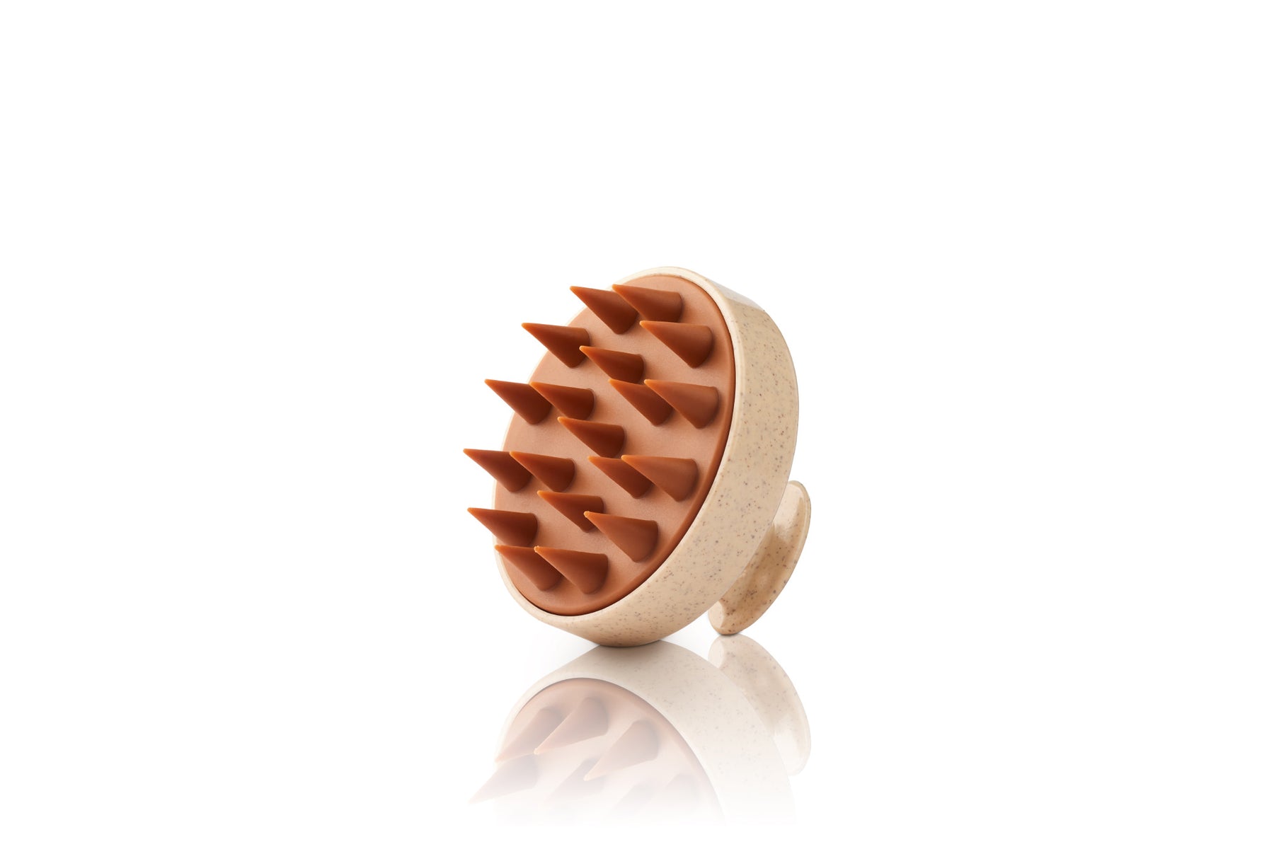 Cepillo de Champú Masaje Naturavit – cepillo de silicona para masaje del cuero cabelludo y promoción del crecimiento del cabello