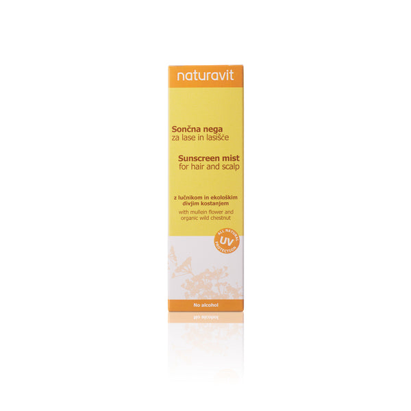 Sun care for hair and scalp