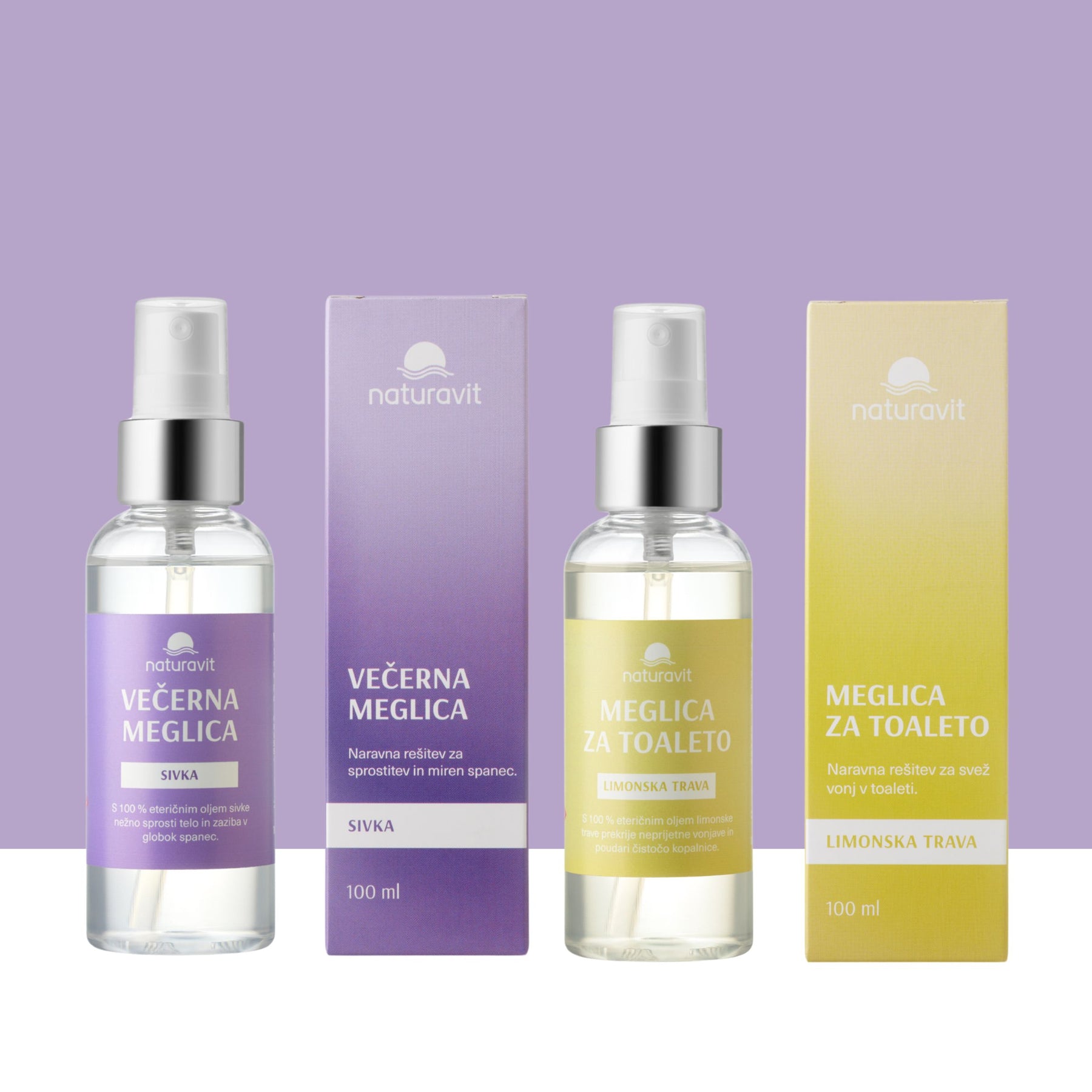 Limited edition: MVP KOMBO set evening mist that reduces stress and toilet mist that refreshes spaces