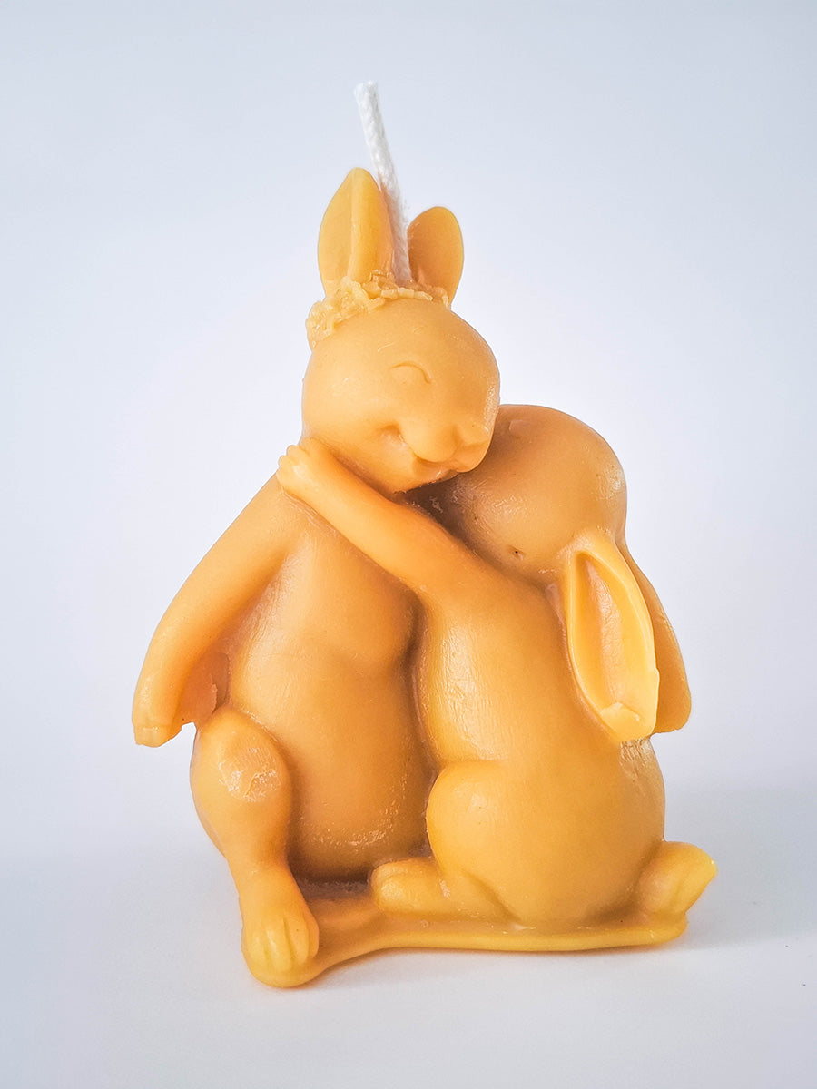 Candle Embracing a Rabbit