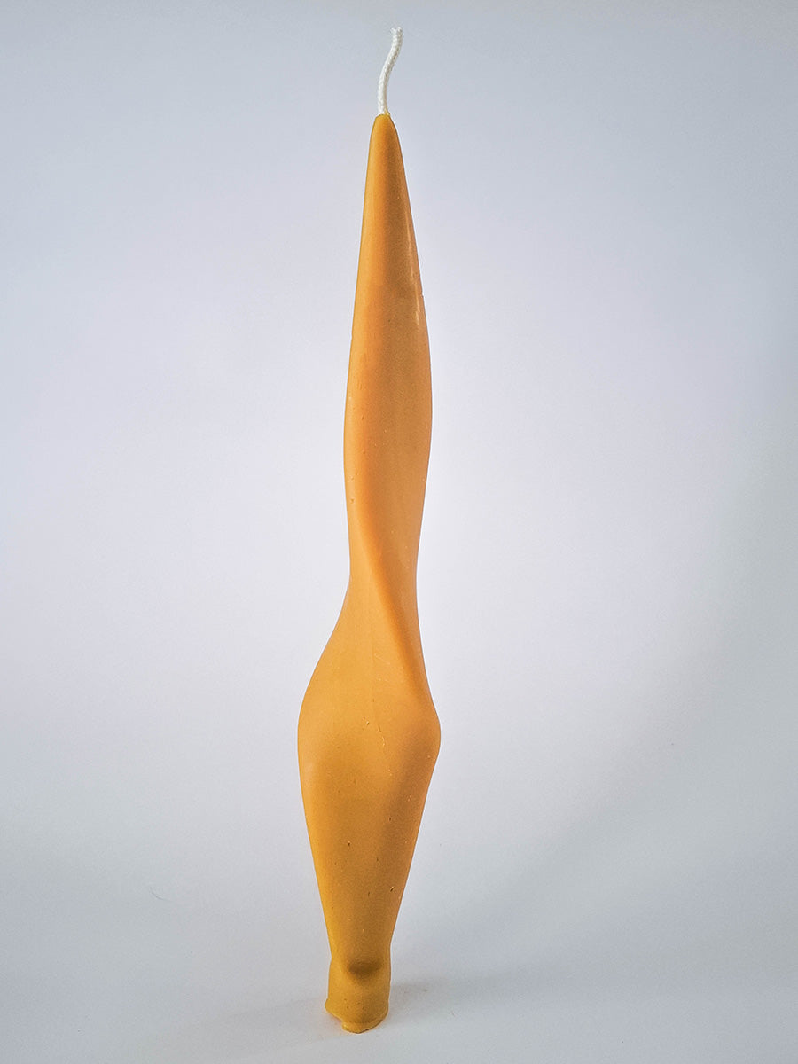 Elegantly Wrapped Candle