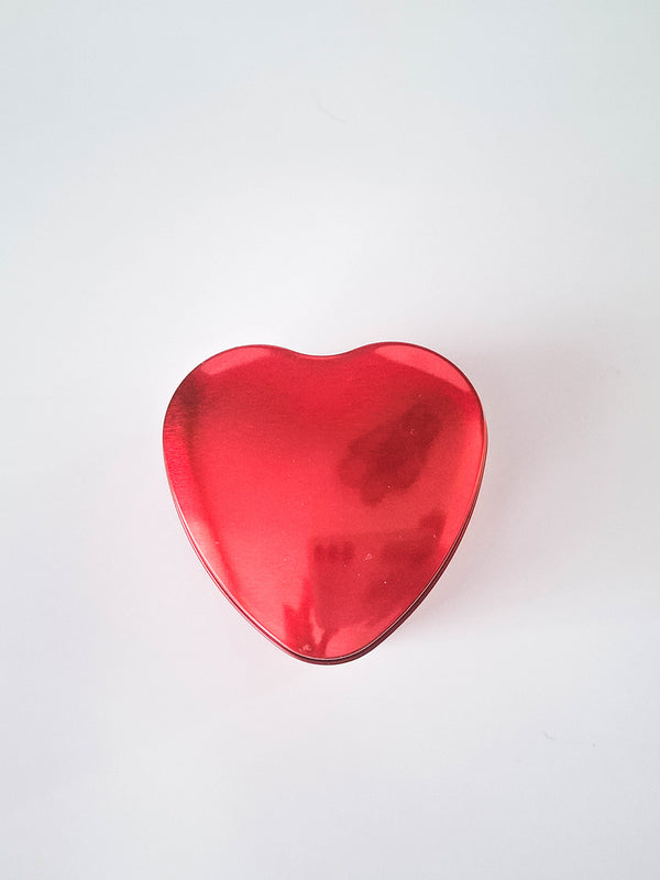 Heart Candle in Metal Box