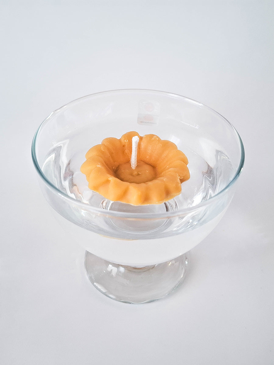 Glass cup for floating candle