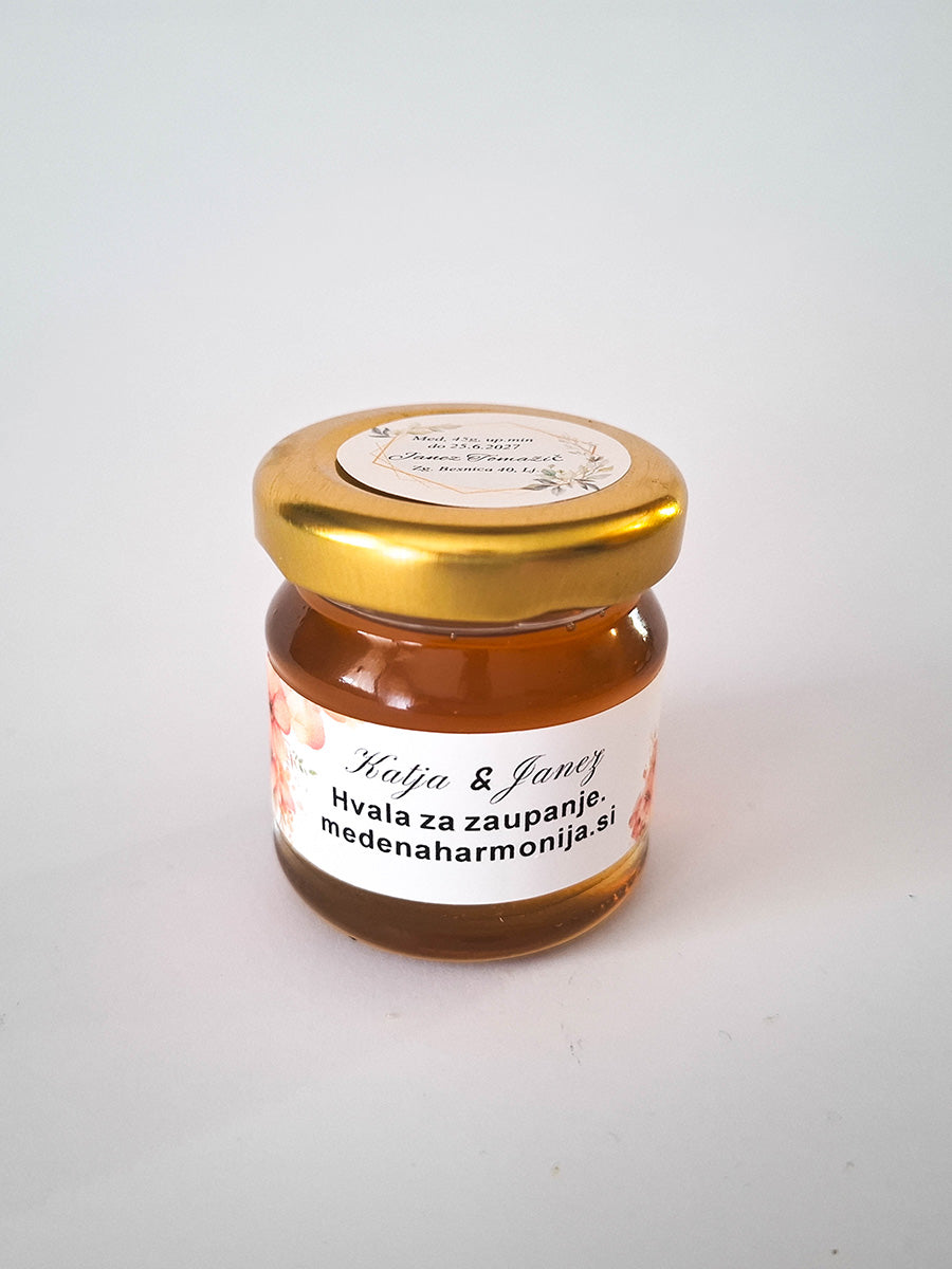 Organic Honey in Pink Box