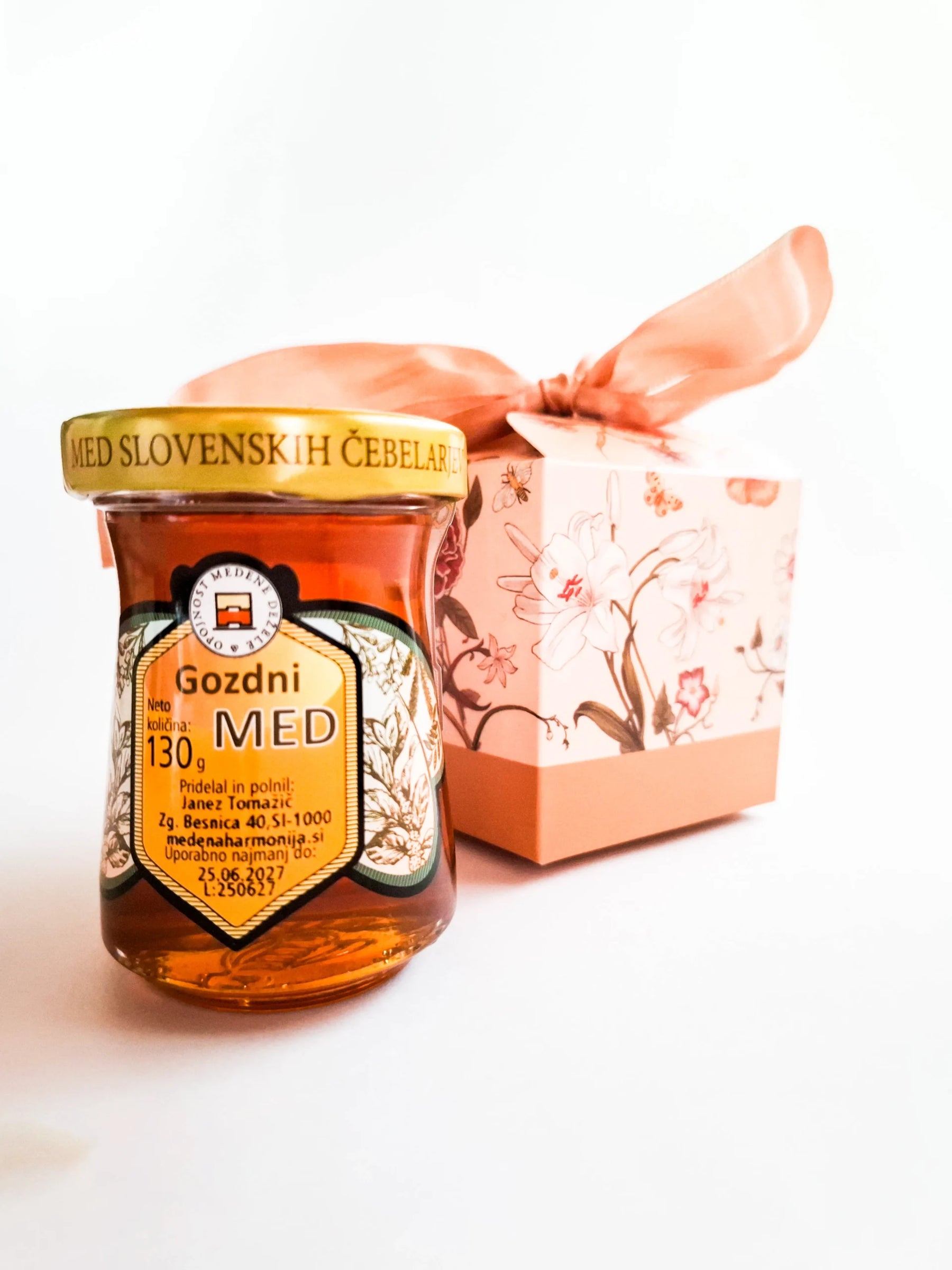 Slovenian Honey in Beige Box