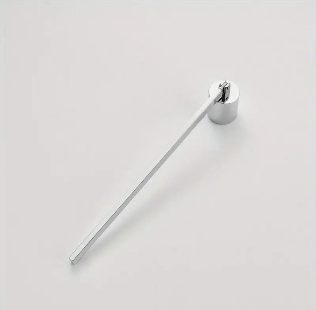 Candle snuffer in silver color