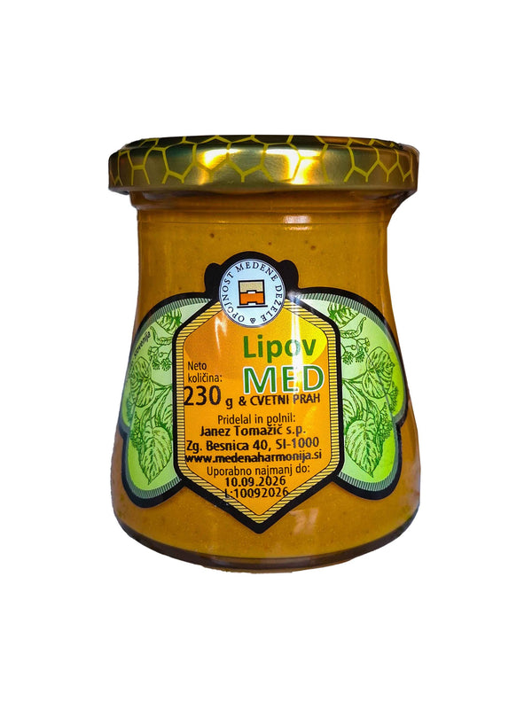 Organic Linden Honey & Pollen