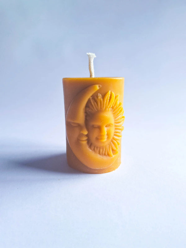 Candle sun and moon