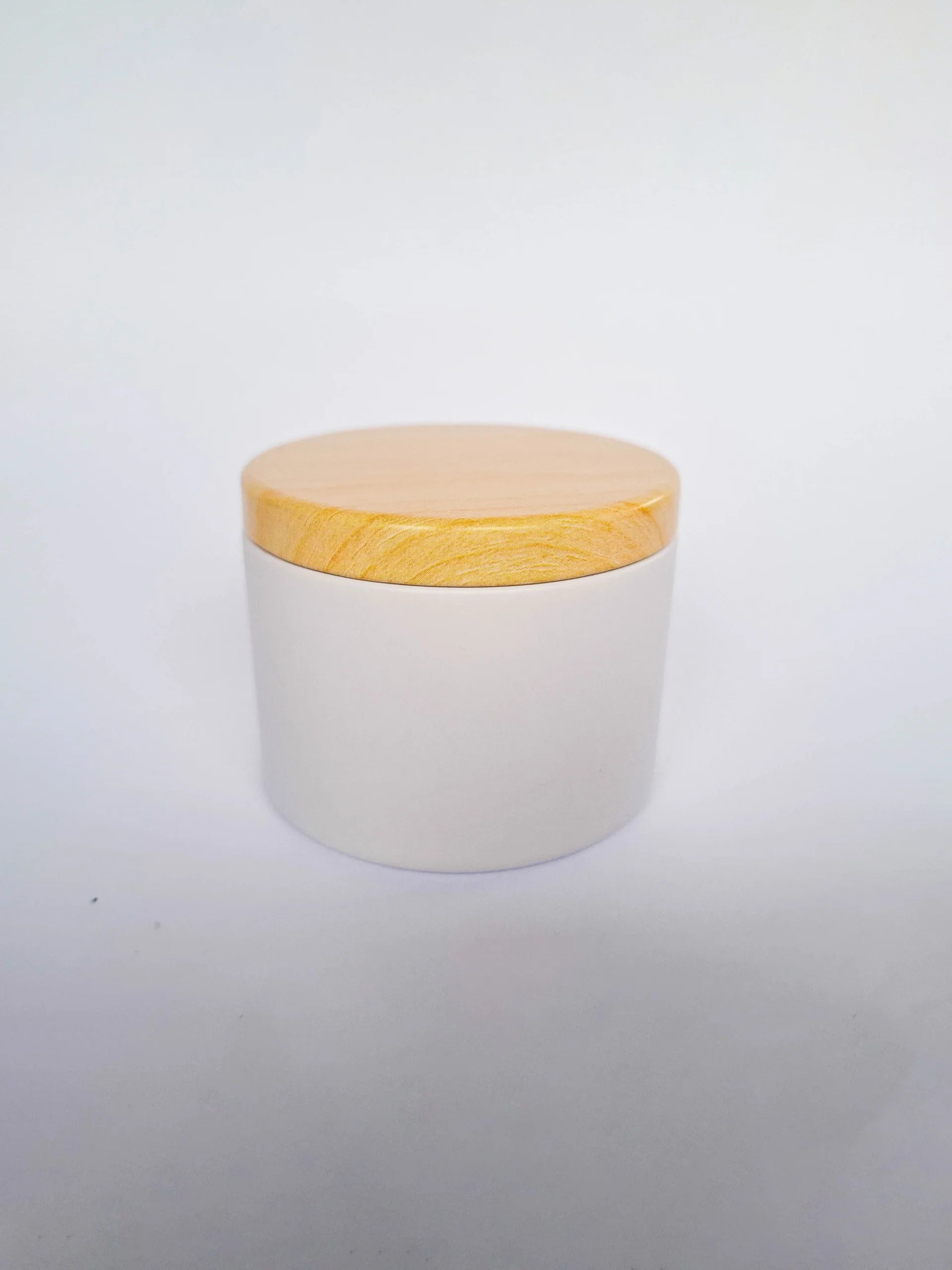 Candle in Beige Box