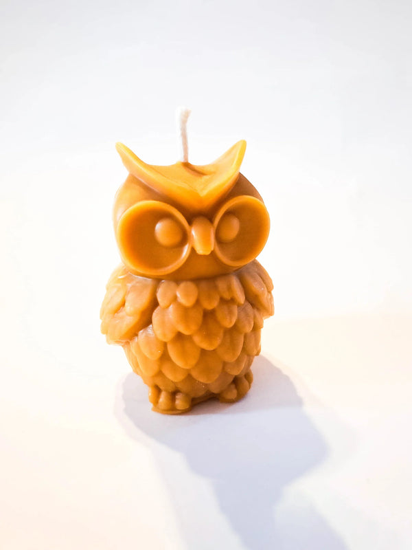 Large Owl Candle