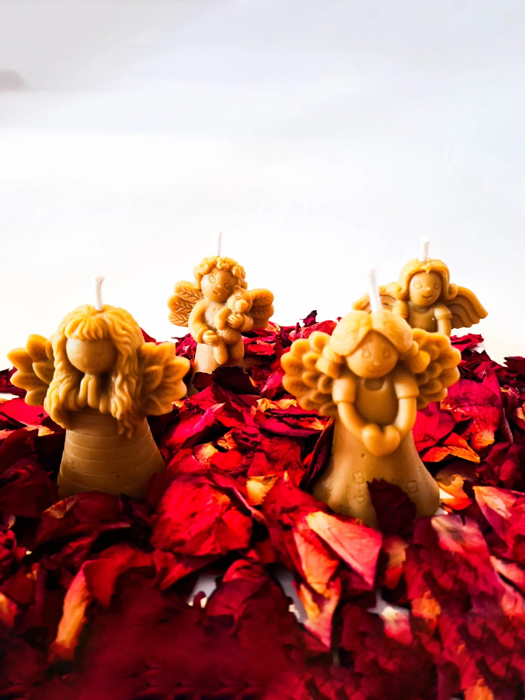 Advent Candles of Angels with Gifts