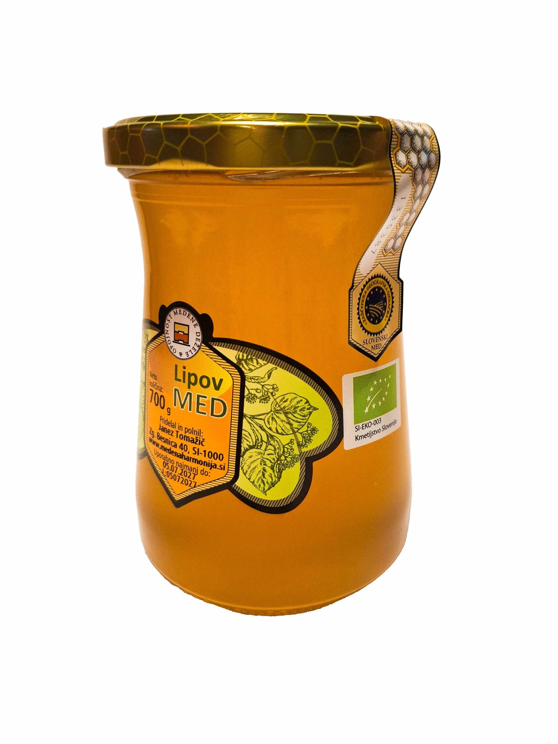 Organic and SMGO Linden Honey