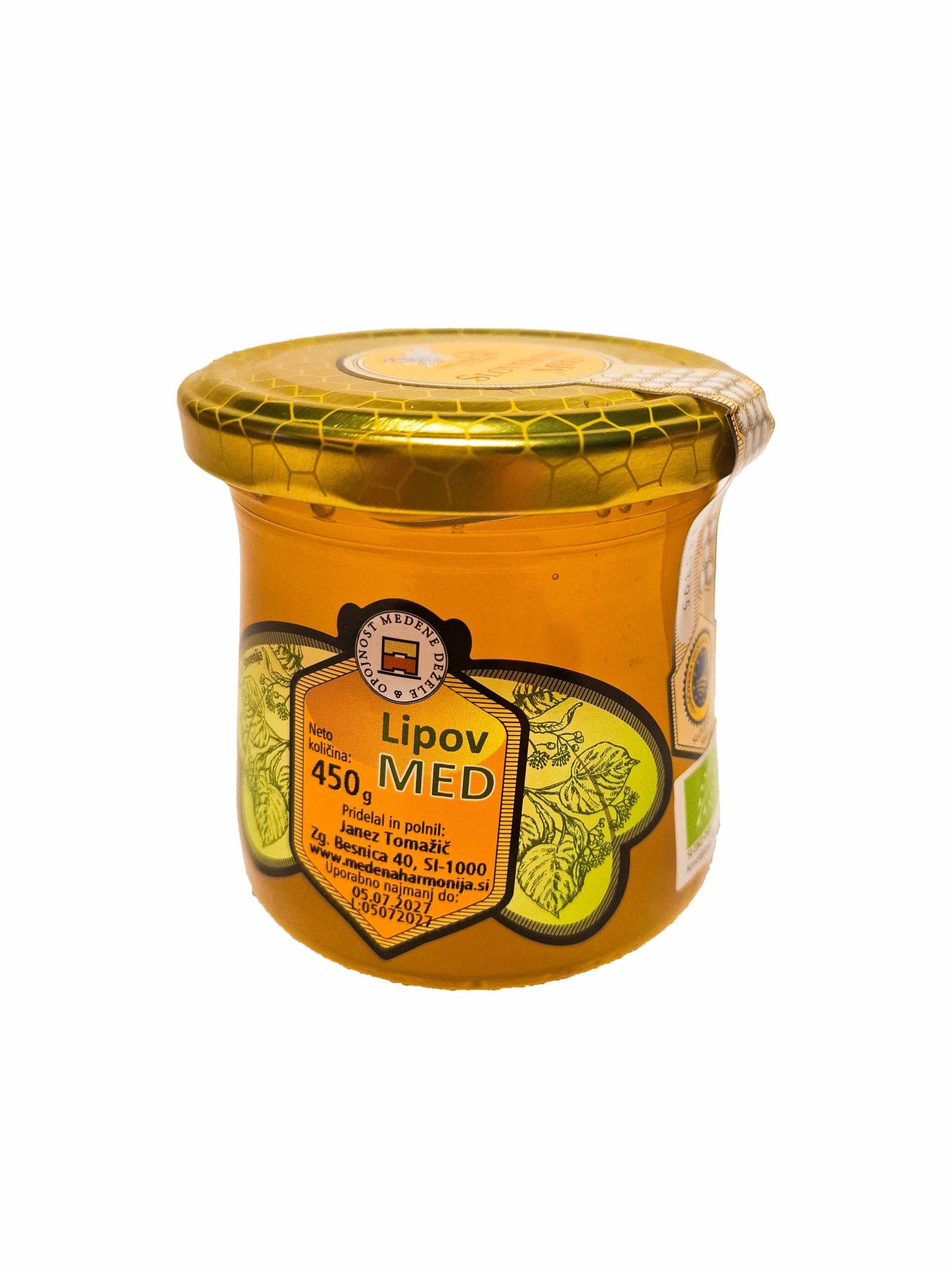 Organic and SMGO Linden Honey