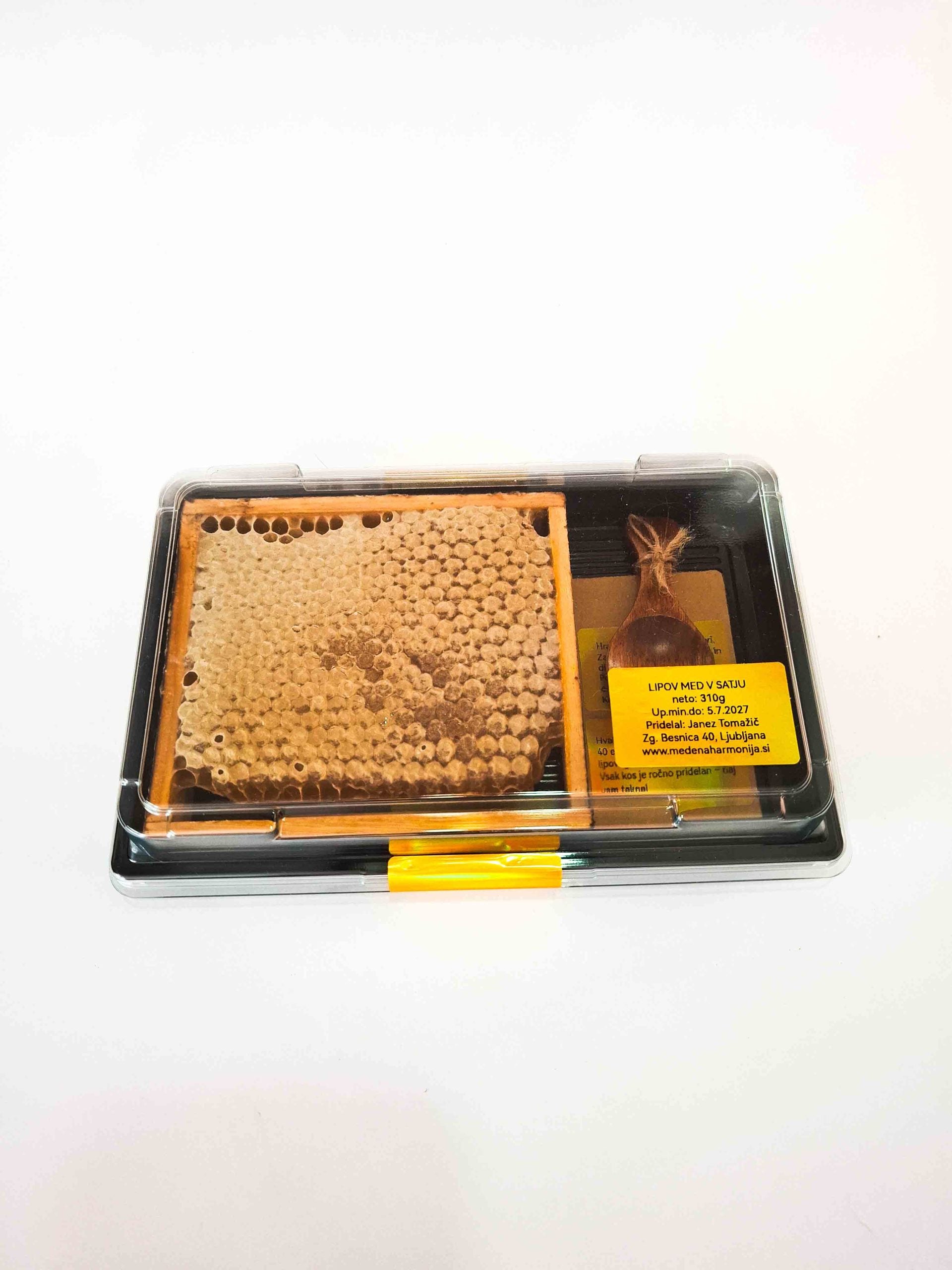 Organic Linden Honey in Comb