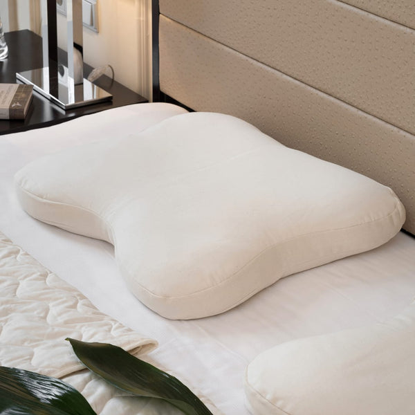 Naravni vzglavnik Flavius in polnilo proso za spanje na trebuhu. Kakovosten spanec. Narejeno v Sloveniji. Bio proseno polnilo. 3