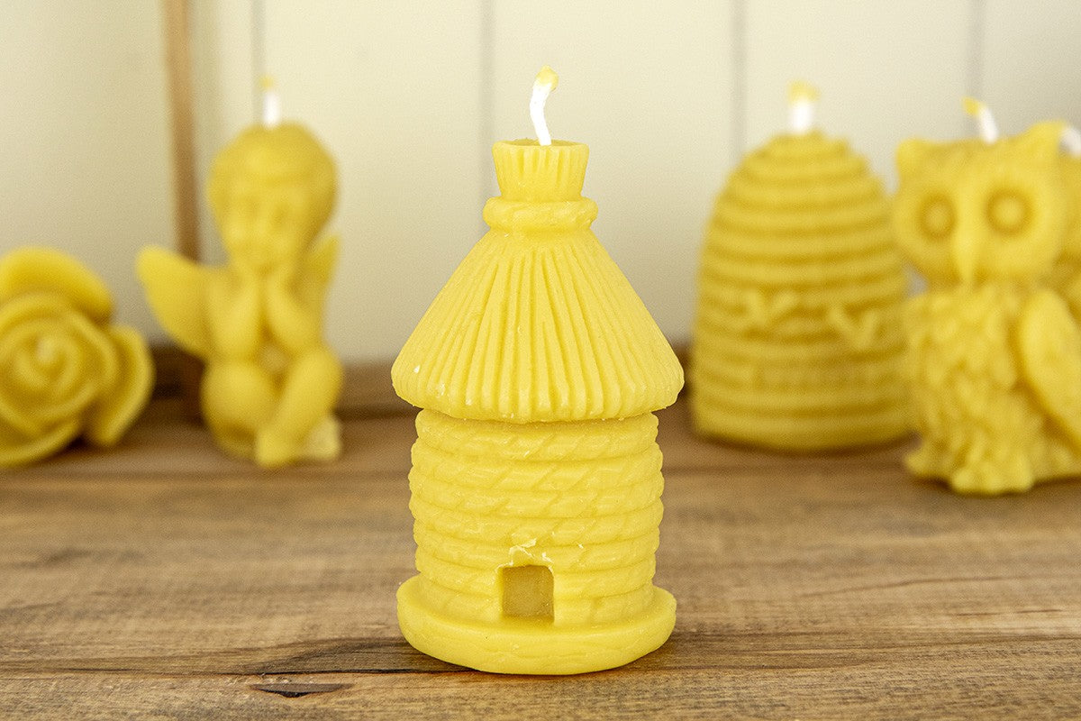 VOŠČENA SVEČA KOŠARA srednja približno 100g