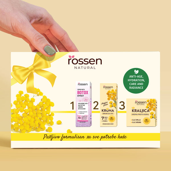 TRIO set for 24h facial care + HEADBAND