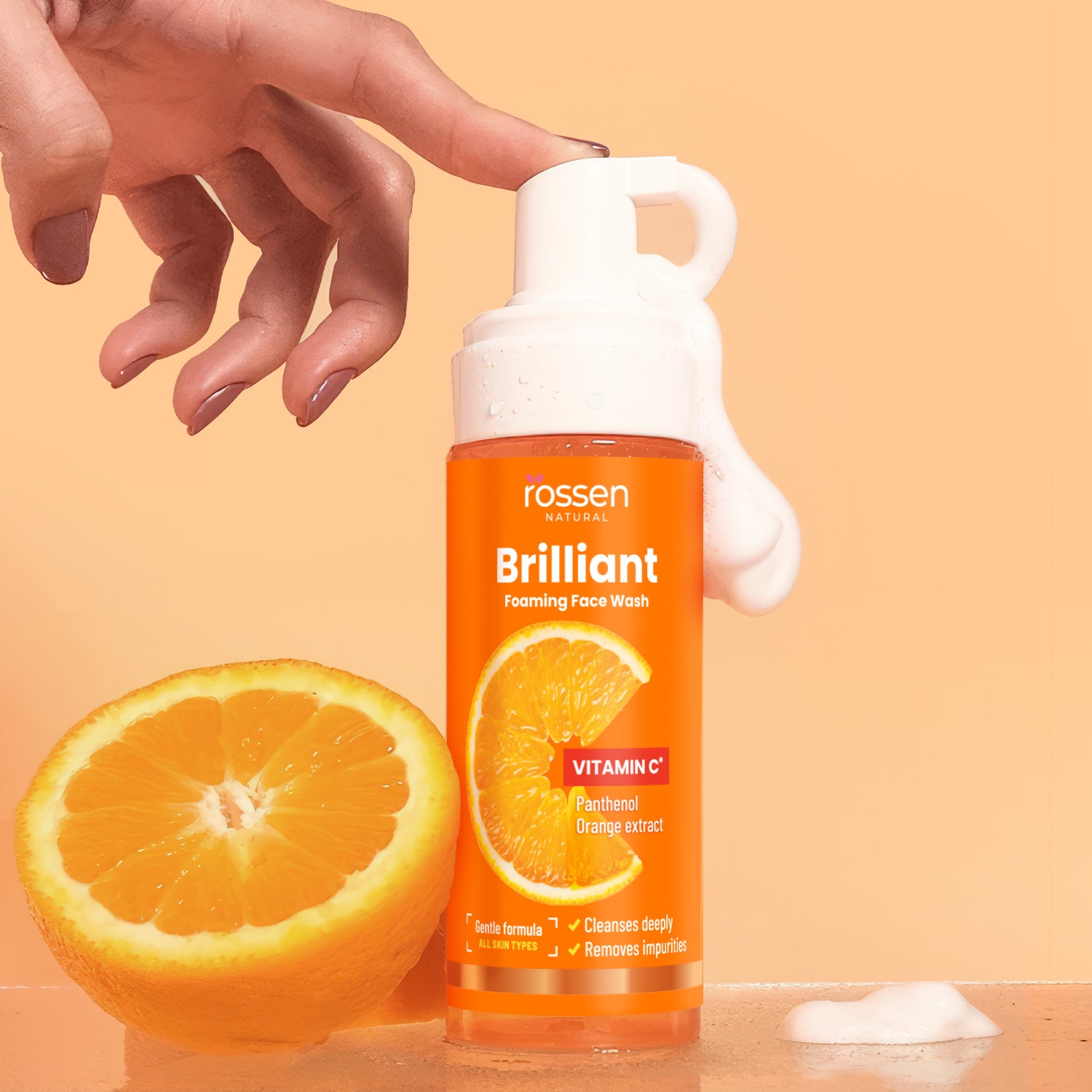 Espuma Limpiadora Brillante para la Cara