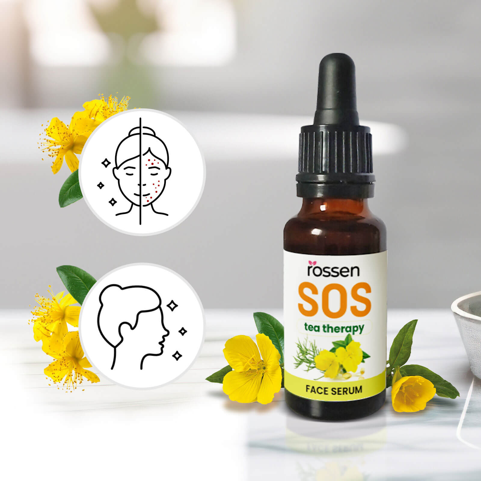 Sérum SOS pour peau problématique, soin du matin