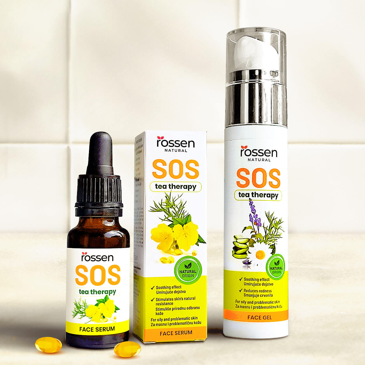 SOS Gel for Acne, Evening Care