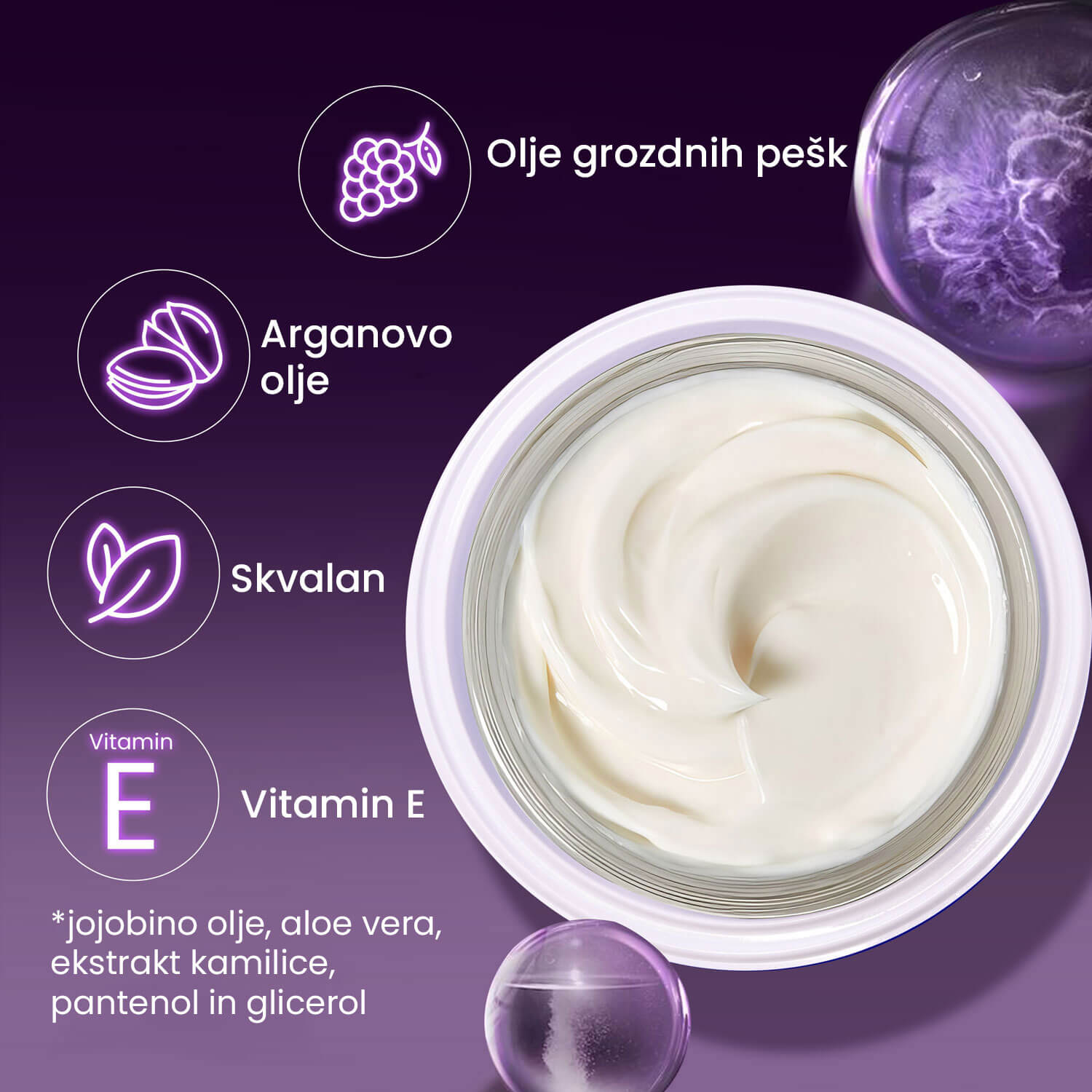 WINE ENERGY Night Cream for Face