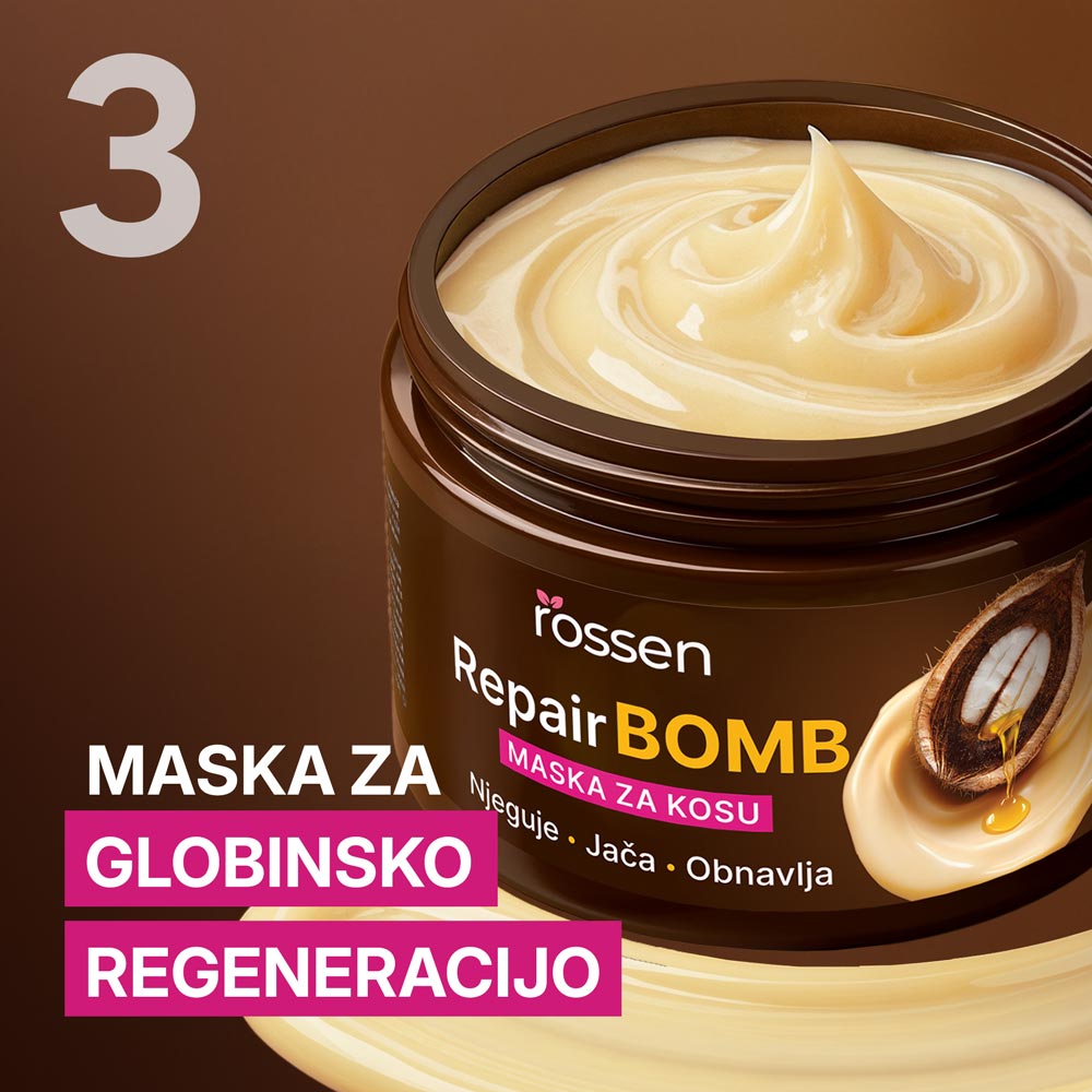 Babassu in fenugreek komplet za lase