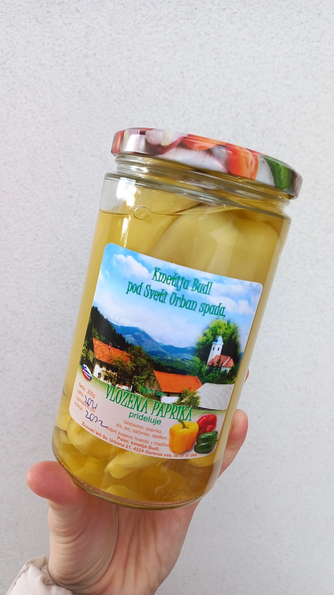 Vložena paprika 300g