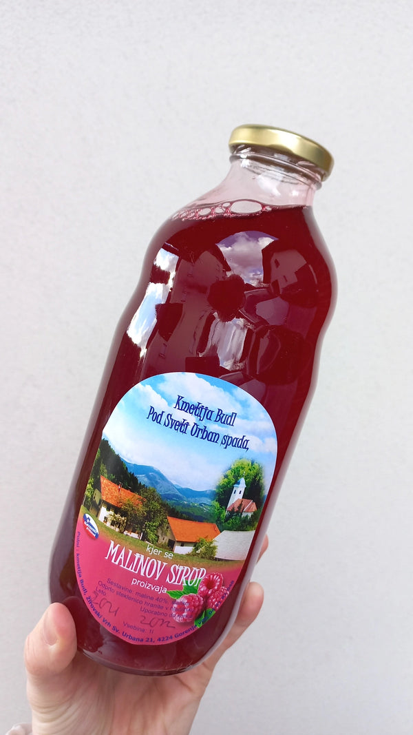 Malinov sirup 1l