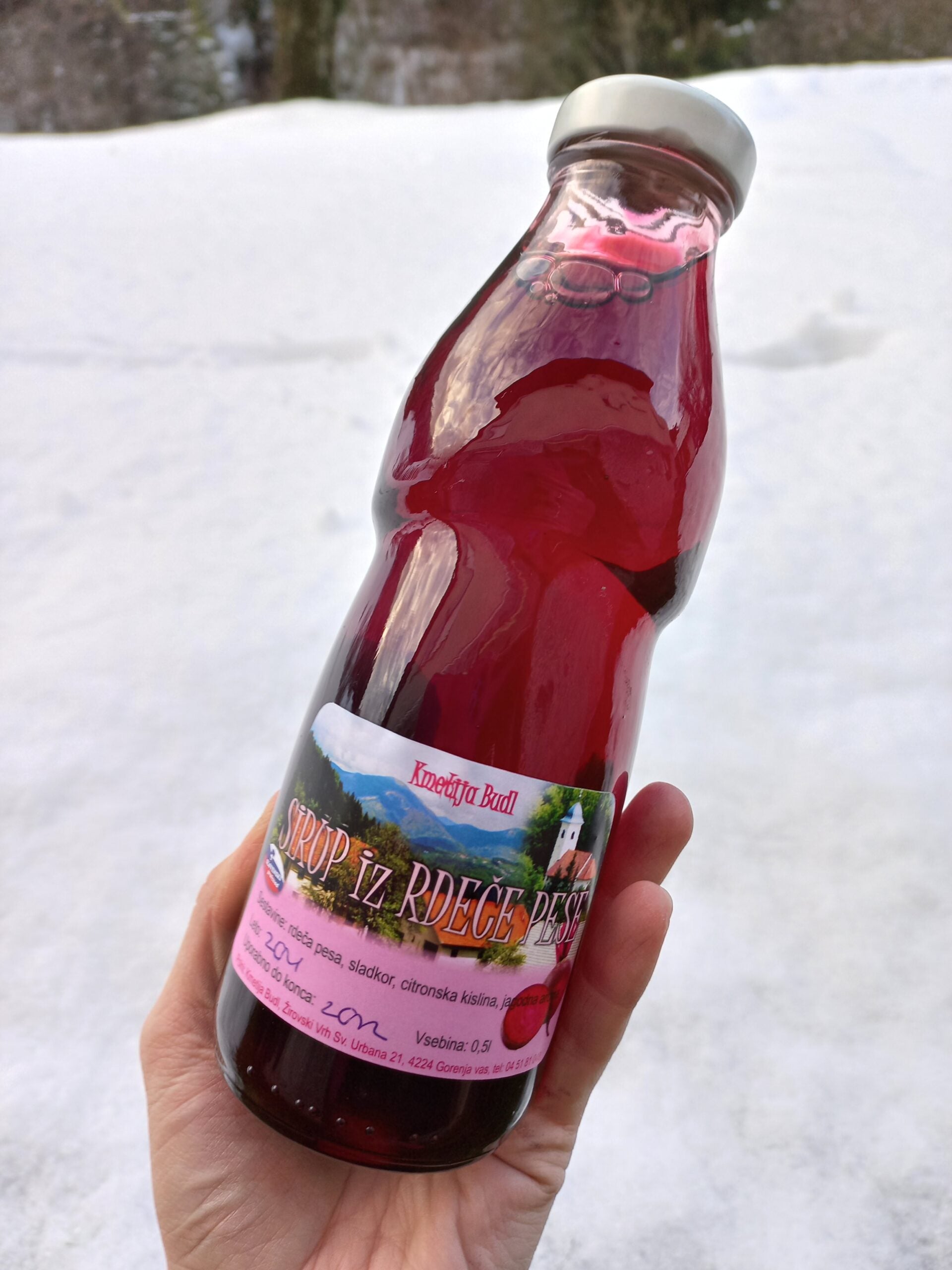 Sirup iz rdeče pese 0,5l