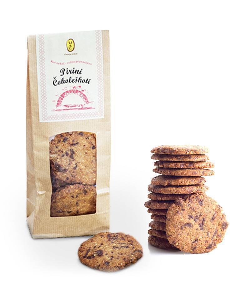 Spelt chocolate cookies