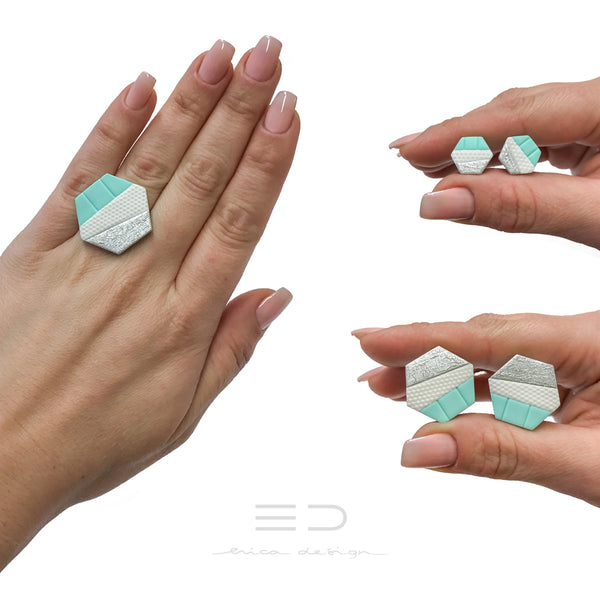 GO | mint - bela - srebrna