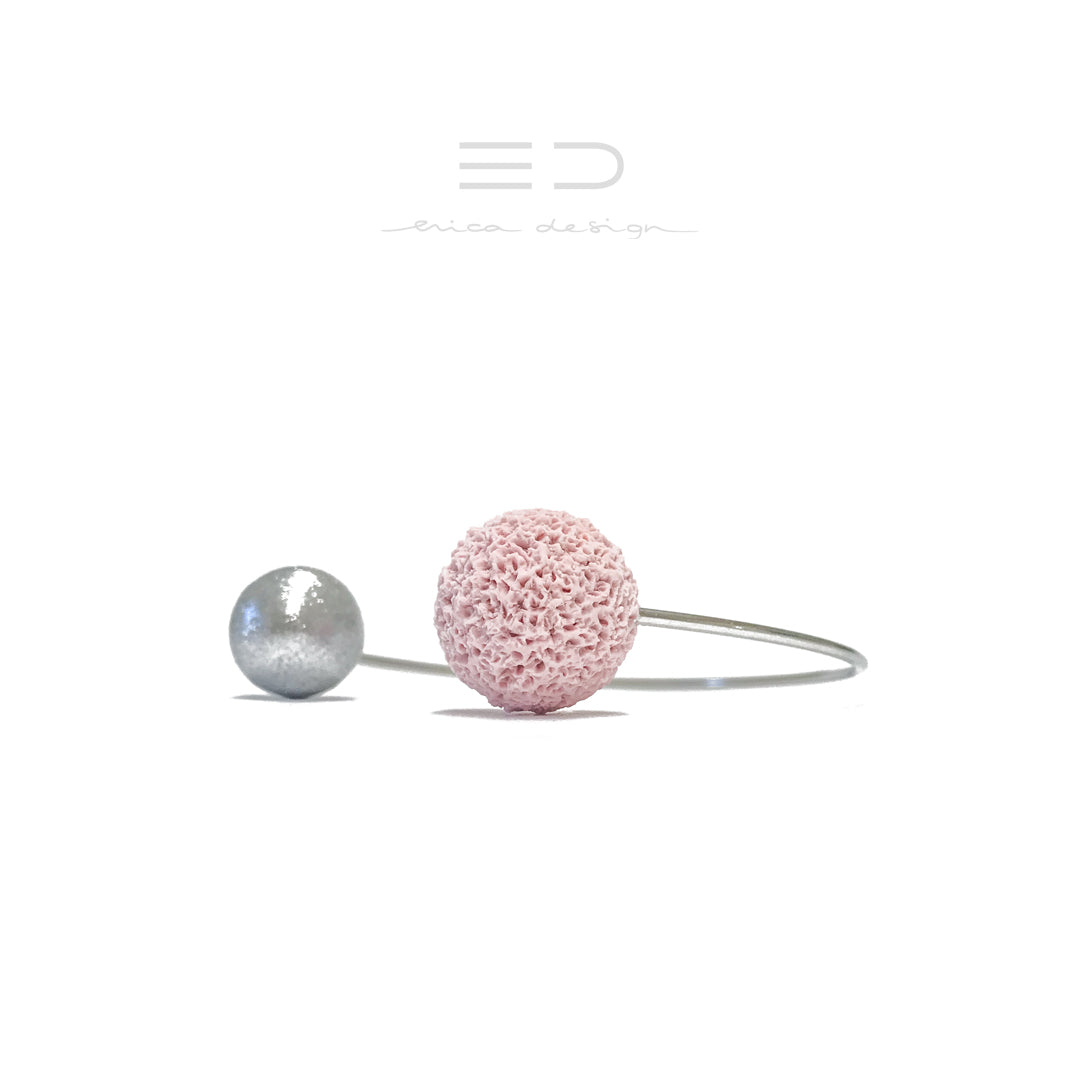 bombilla | rosa - plata