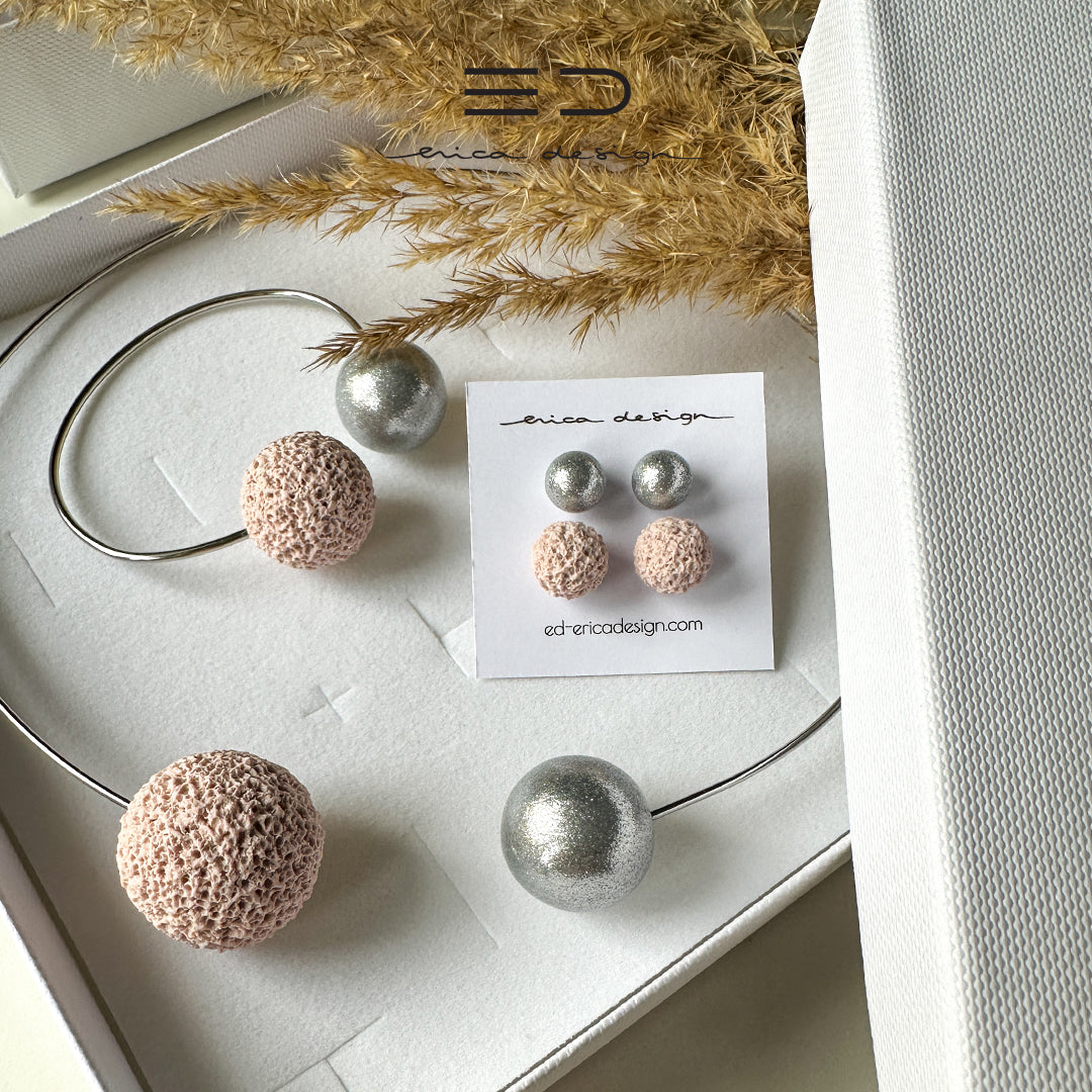 bombilla | rosa - plata