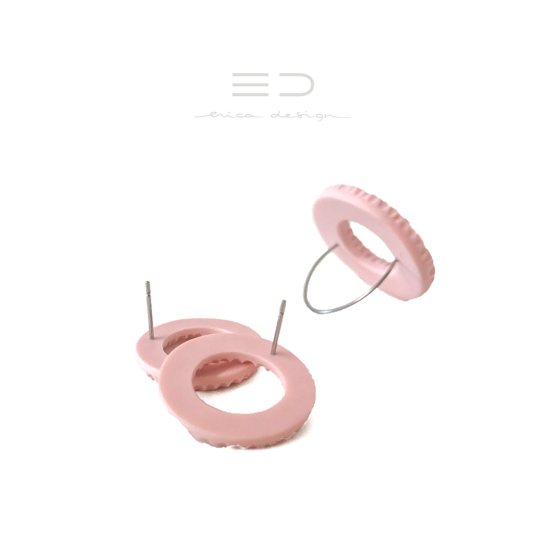 geometric | pink with texture