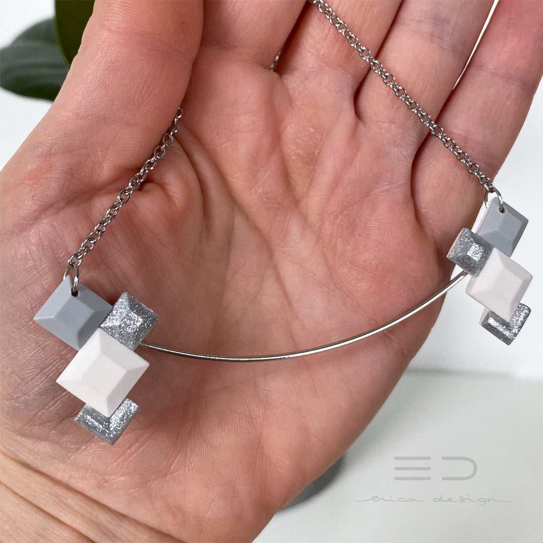 EXPANSION | blanc gris argent