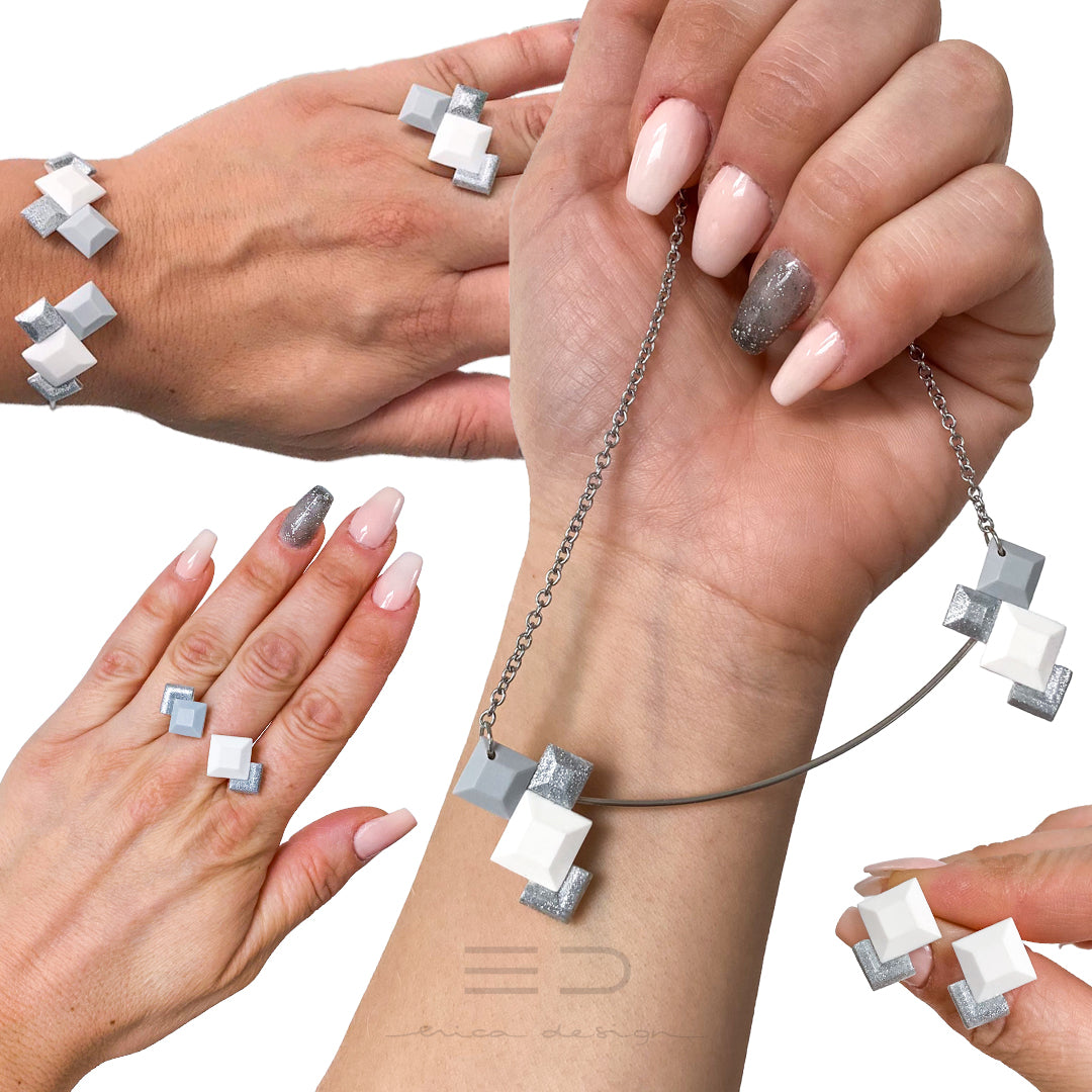 EXPANSION | blanc gris argent