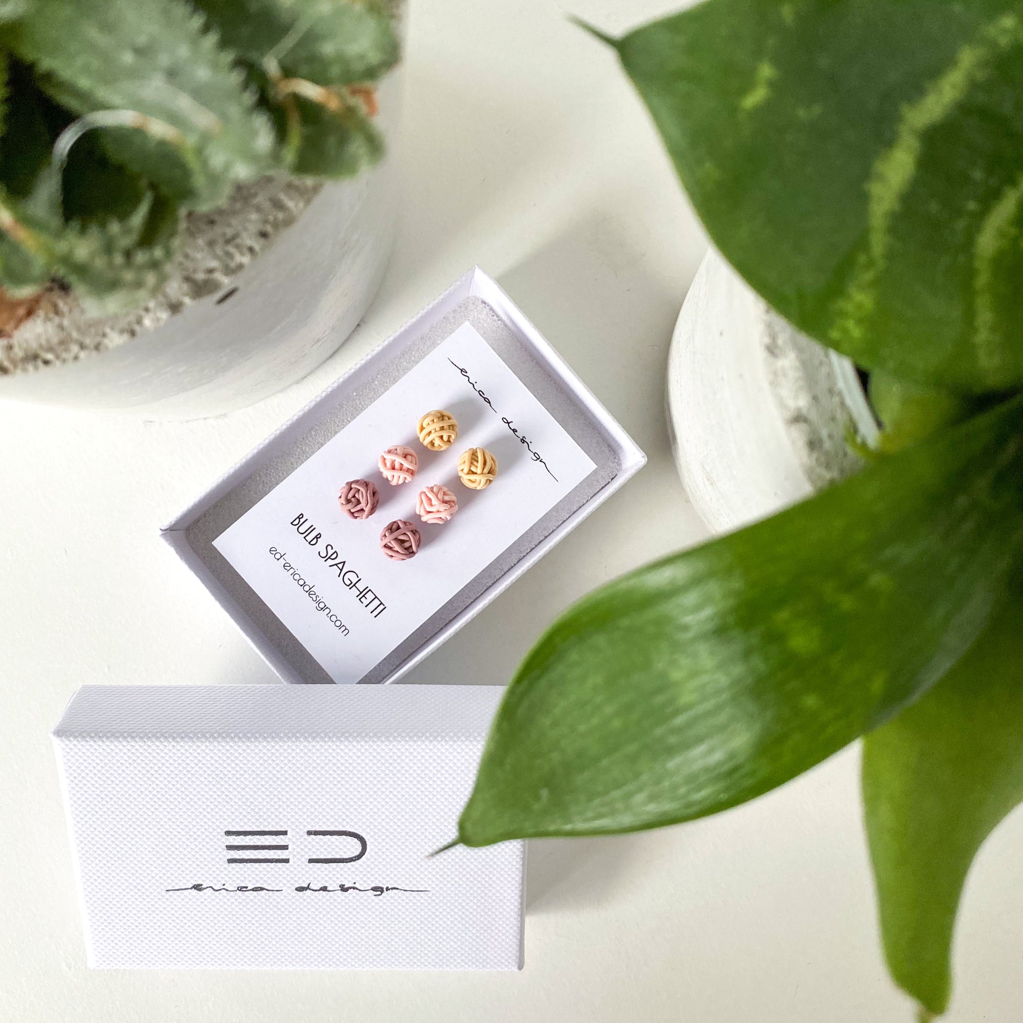 BULB SPAGHETTI earring set