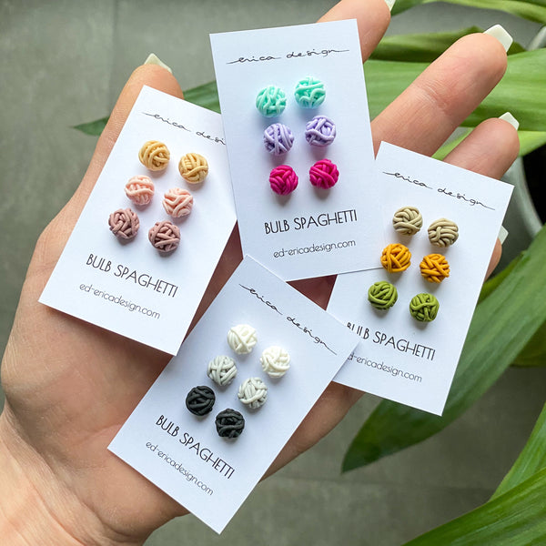 BULB SPAGHETTI earring set