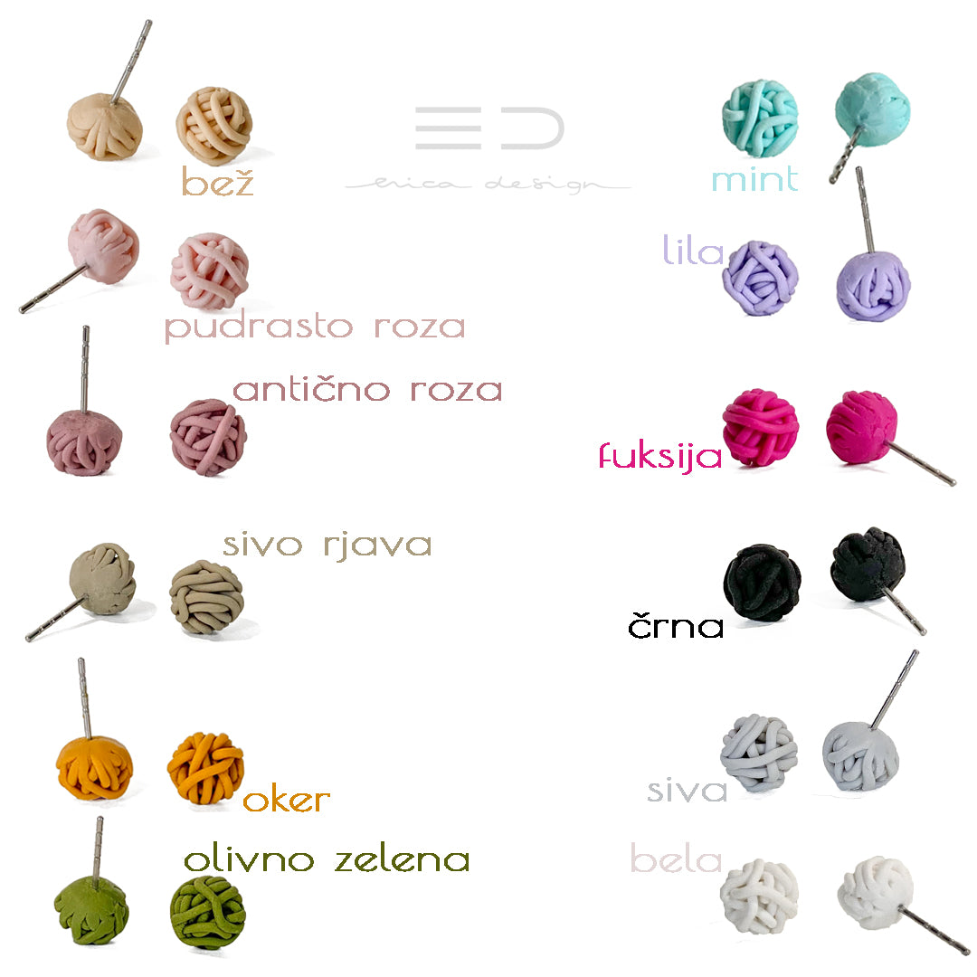 BULB SPAGHETTI earring set