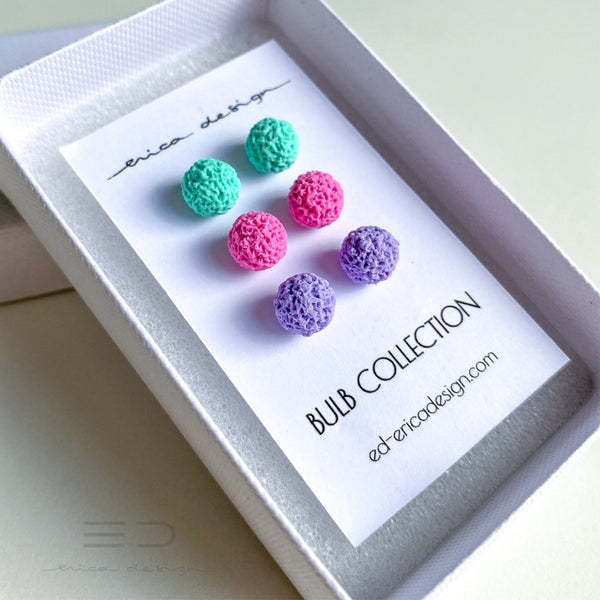 Bulb set | green - pink - purple