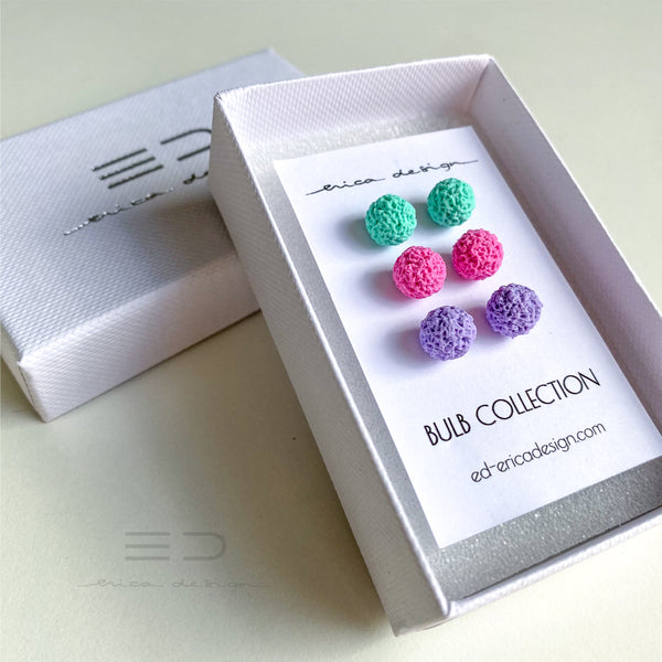 Lampenset | groen - roze - paars