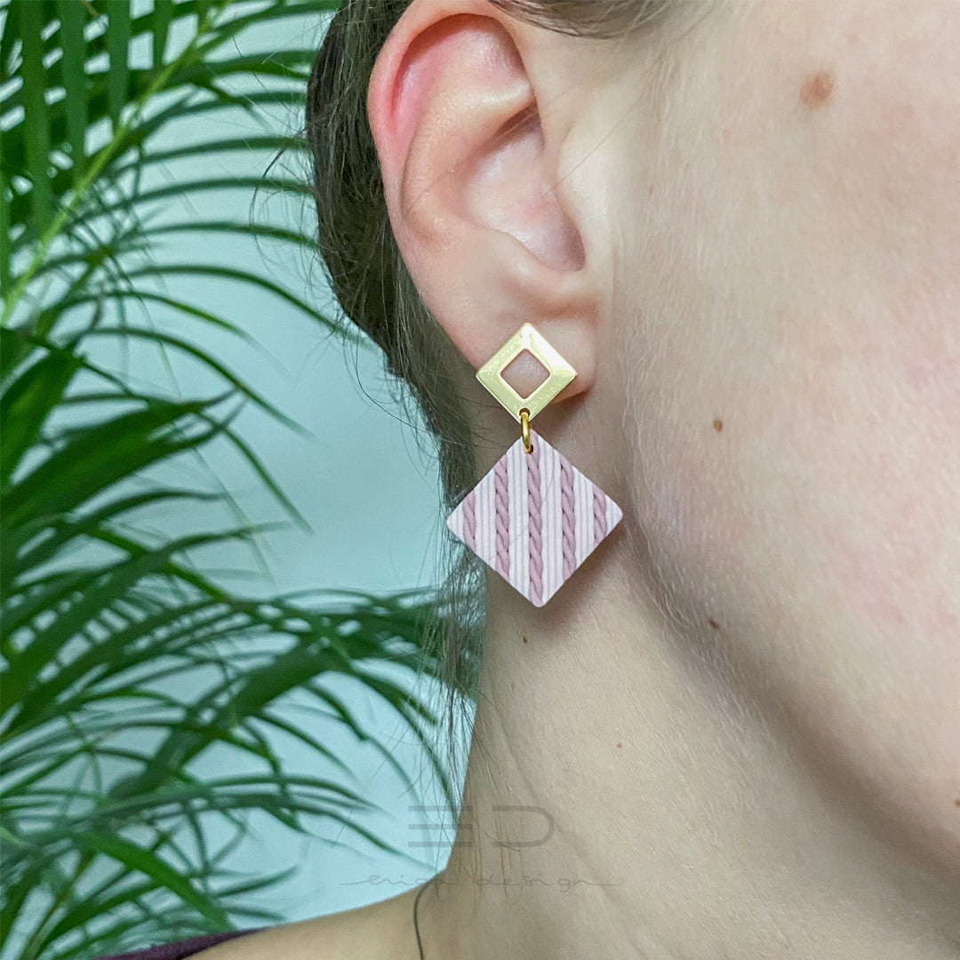 uhani | dangle squares