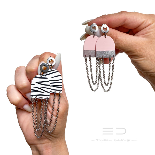 ovales pendants | boucles d'oreilles