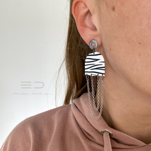 dangle ovals | oorbellen