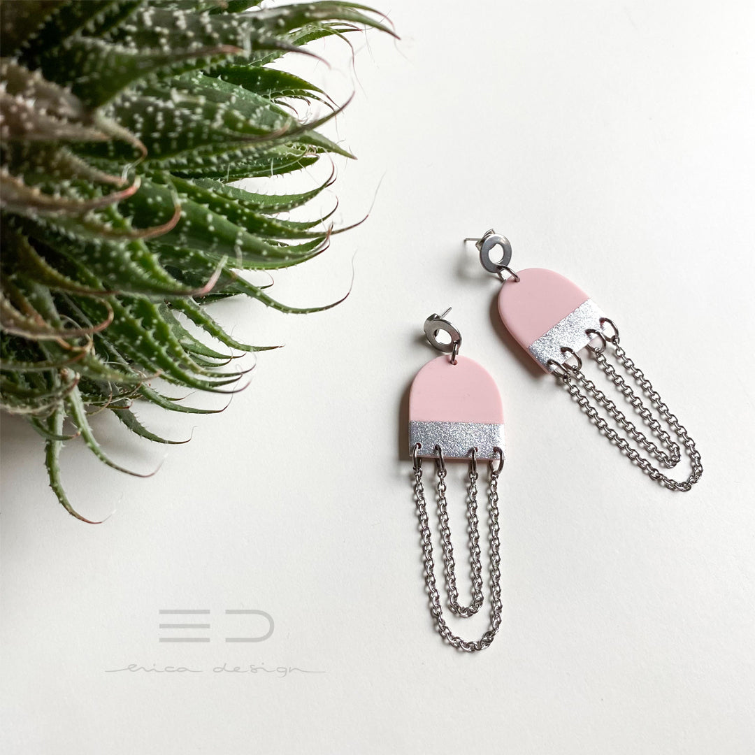 dangle ovals | oorbellen