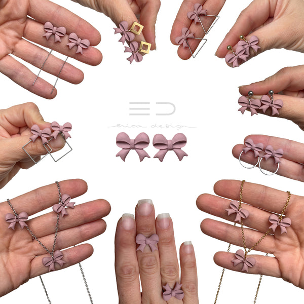 bow | antique pink