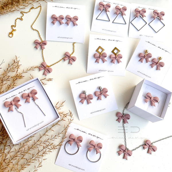 bow | rusty pink