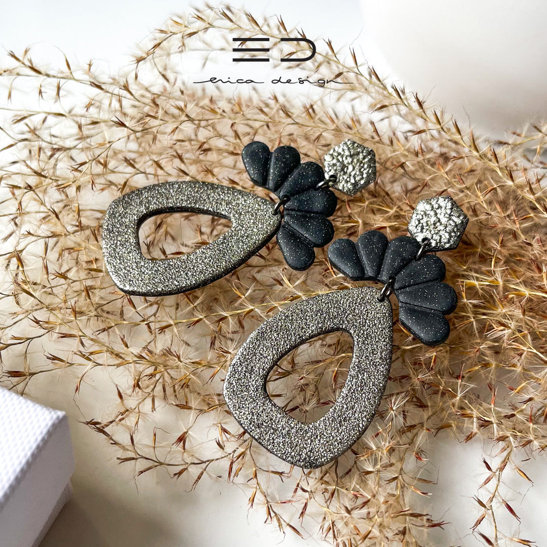 Hanging earrings and necklace | erica