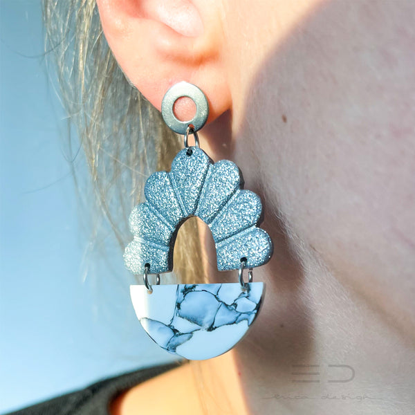 boucles d'oreilles pendantes | pia